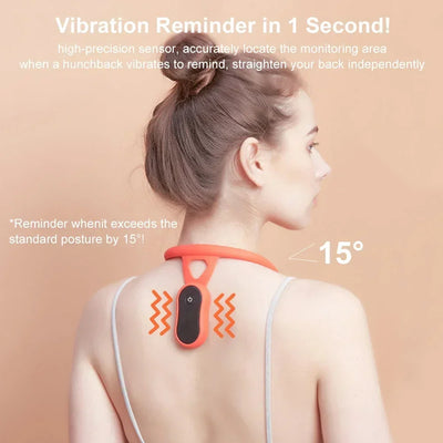 Ultrasonic Portable Lymphatic Soothing Body Shaping Neck Instrument Smart Posture Correction Device for Adult Child Sitting Mini