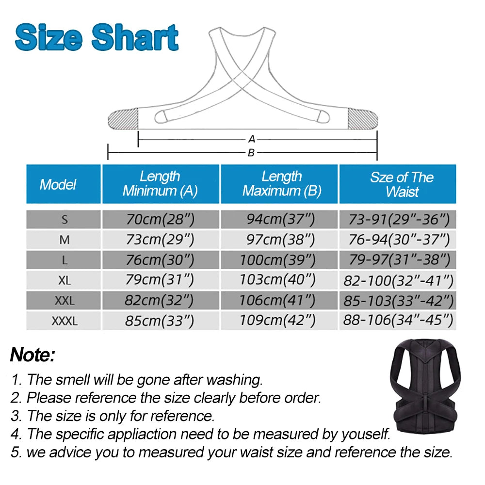 2023 Back Posture Corrector Shoulder Support Belt Upper and Lower Back Pain Relief Improve Spine Clavicle Brace Posture Vest