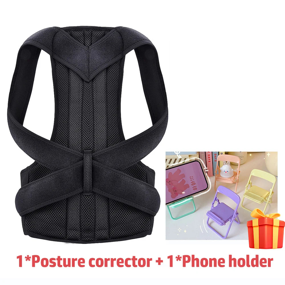 2023 Back Posture Corrector Shoulder Support Belt Upper and Lower Back Pain Relief Improve Spine Clavicle Brace Posture Vest