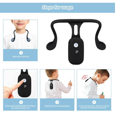 Silicone Invisible Posture Corrector Anti-Humpback Male Lady Adult Children Portable Posture Correction Device Protect Eyesight