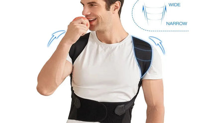 Back Brace Posture Corrector for Women and Men, Shoulder Straightener Adjustable Full Back Support Upper and Lower Pain Relief