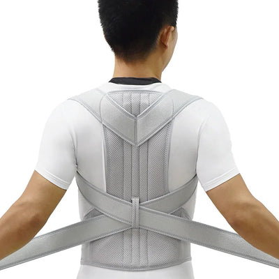 Posture Corrector for Men and Women Back Posture Brace Clavicle Support Stop Slouching and Hunching Adjustable Back Trainer