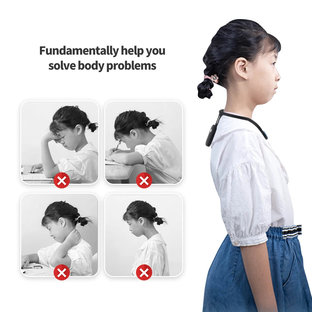 Silicone Invisible Posture Corrector Anti-Humpback Male Lady Adult Children Portable Posture Correction Device Protect Eyesight