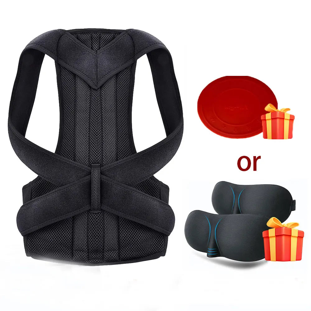 2023 Back Posture Corrector Shoulder Support Belt Upper and Lower Back Pain Relief Improve Spine Clavicle Brace Posture Vest