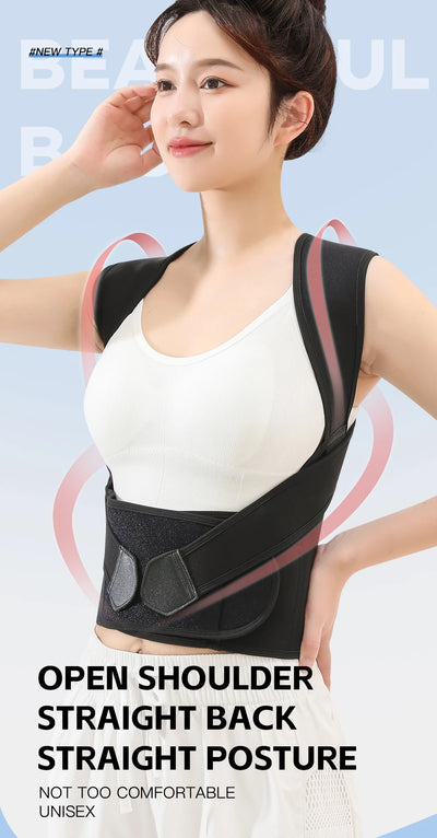 Posture Corrector for Women Men Adjustable Shoulder Posture Brace Back Straightener Posture Used for Middle and Upper Spine