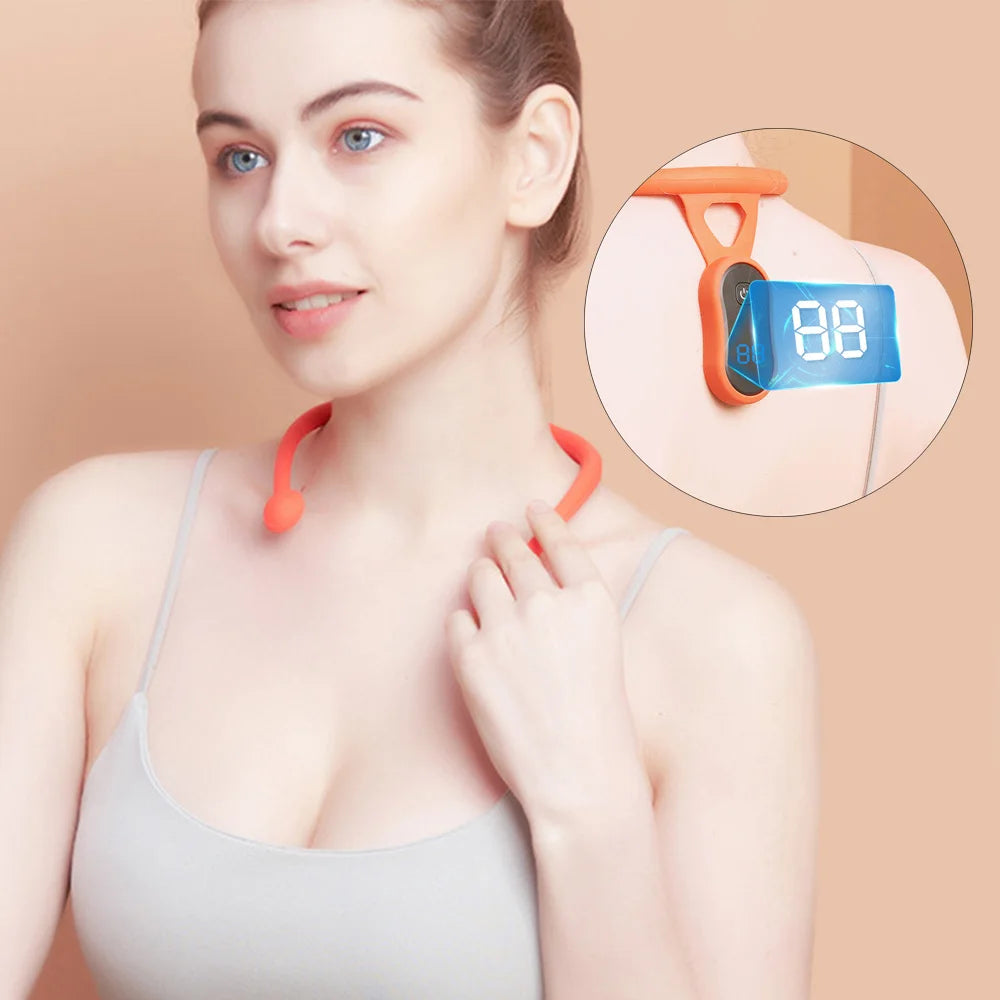 Ultrasonic Portable Lymphatic Soothing Body Shaping Neck Instrument Smart Posture Correction Device for Adult Child Sitting Mini